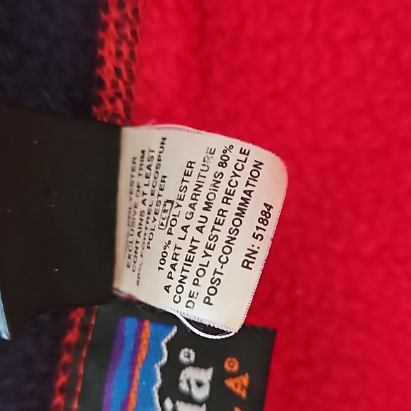 VINTAGE 70's PATAGONIA SYNCHILLA VEST STYLE 25182 WOMENS MEDIUM RED ZIP UP - Picture 11 of 15